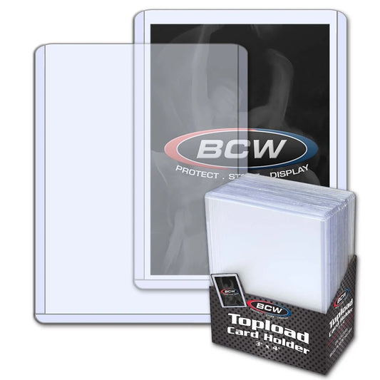 BCW 3x4 Top Loaders - 25 Pack