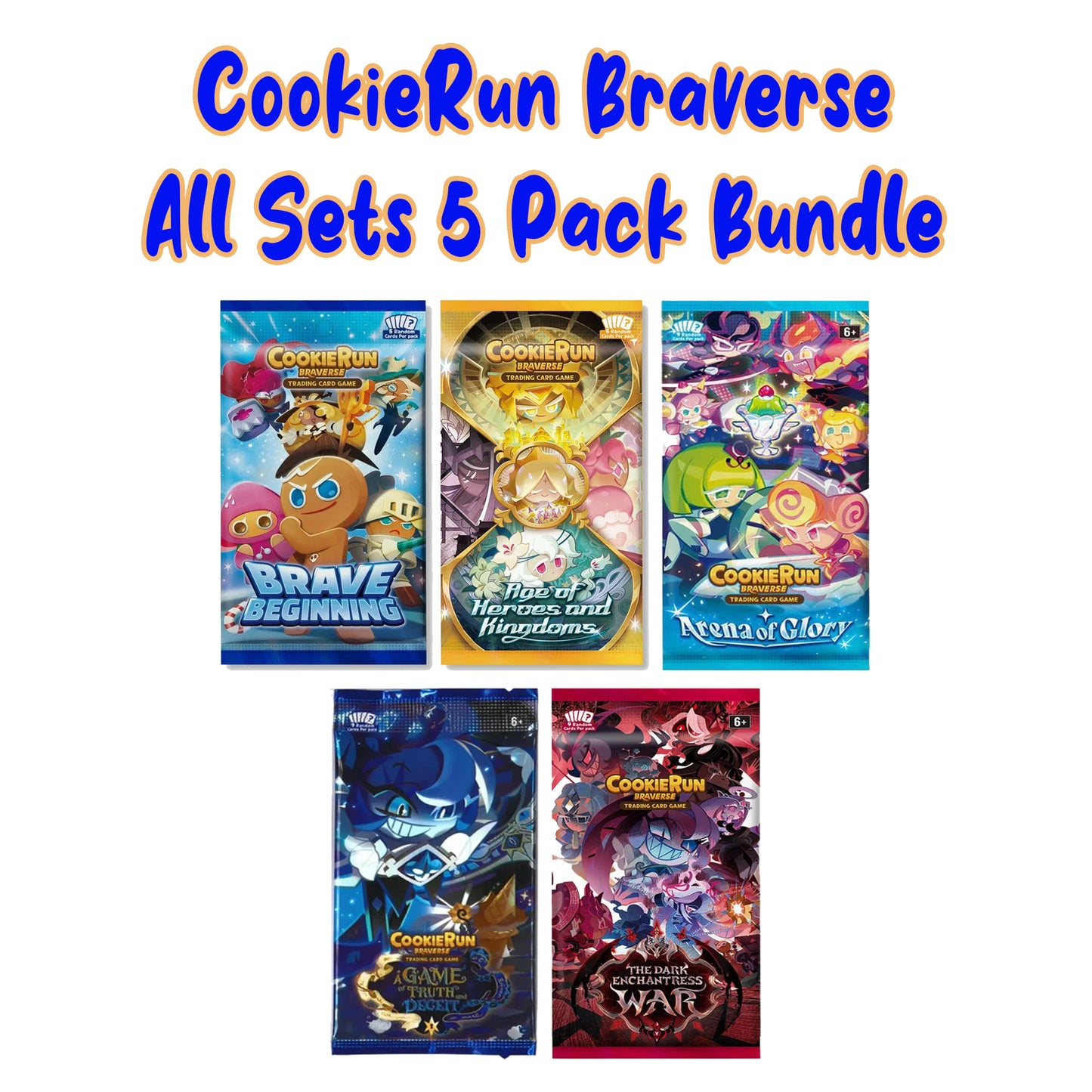 CookieRun TCG: All 5 Sets - 5 Pack Bundle