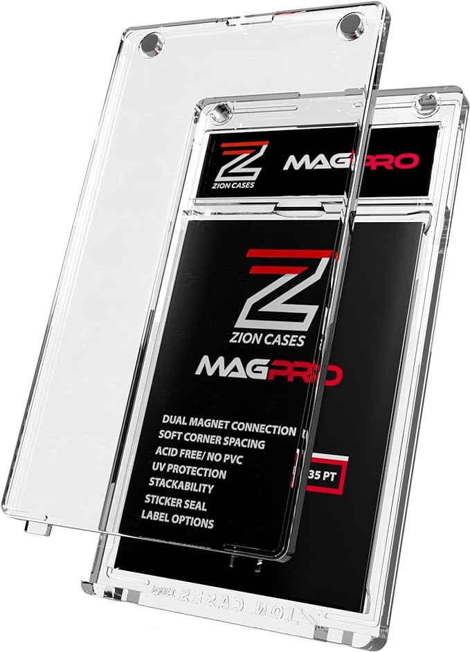 Zion Cases MagPro 35PT Magnetic Card Holder; Duel Magnet Card Case for Secure Holding Strength to Guard Against Unintentional Openings