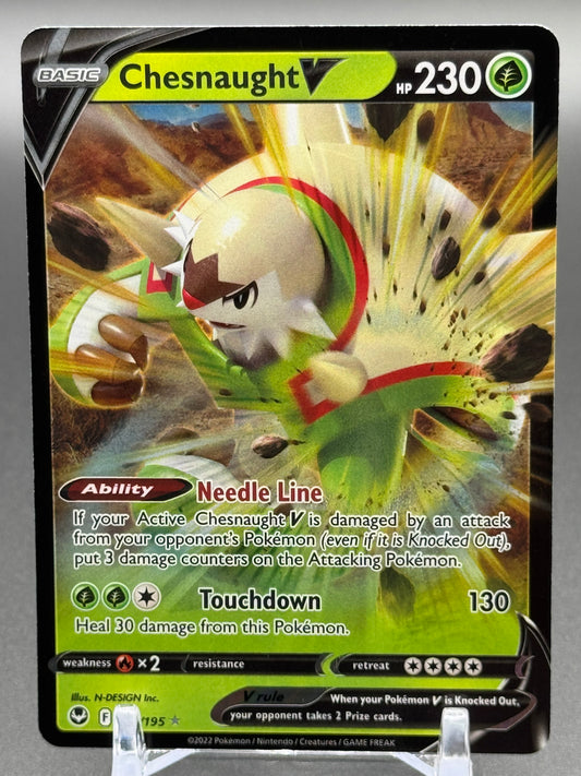 Pokemon TCG Chesnaught V | Silver Tempest 015/195 | Condition: Near Mint