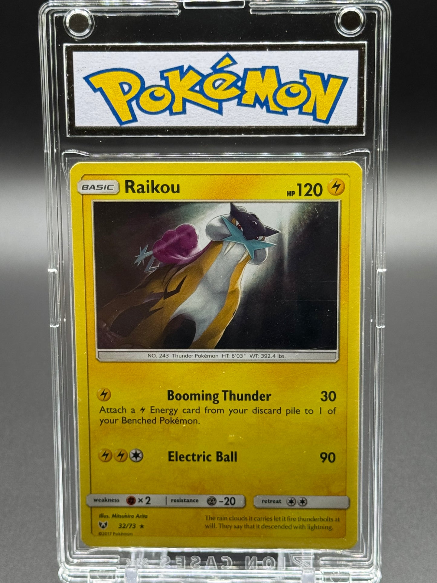 Pokemon TCG Raikou | Shining Legends 32/73 | Condition: Near Mint