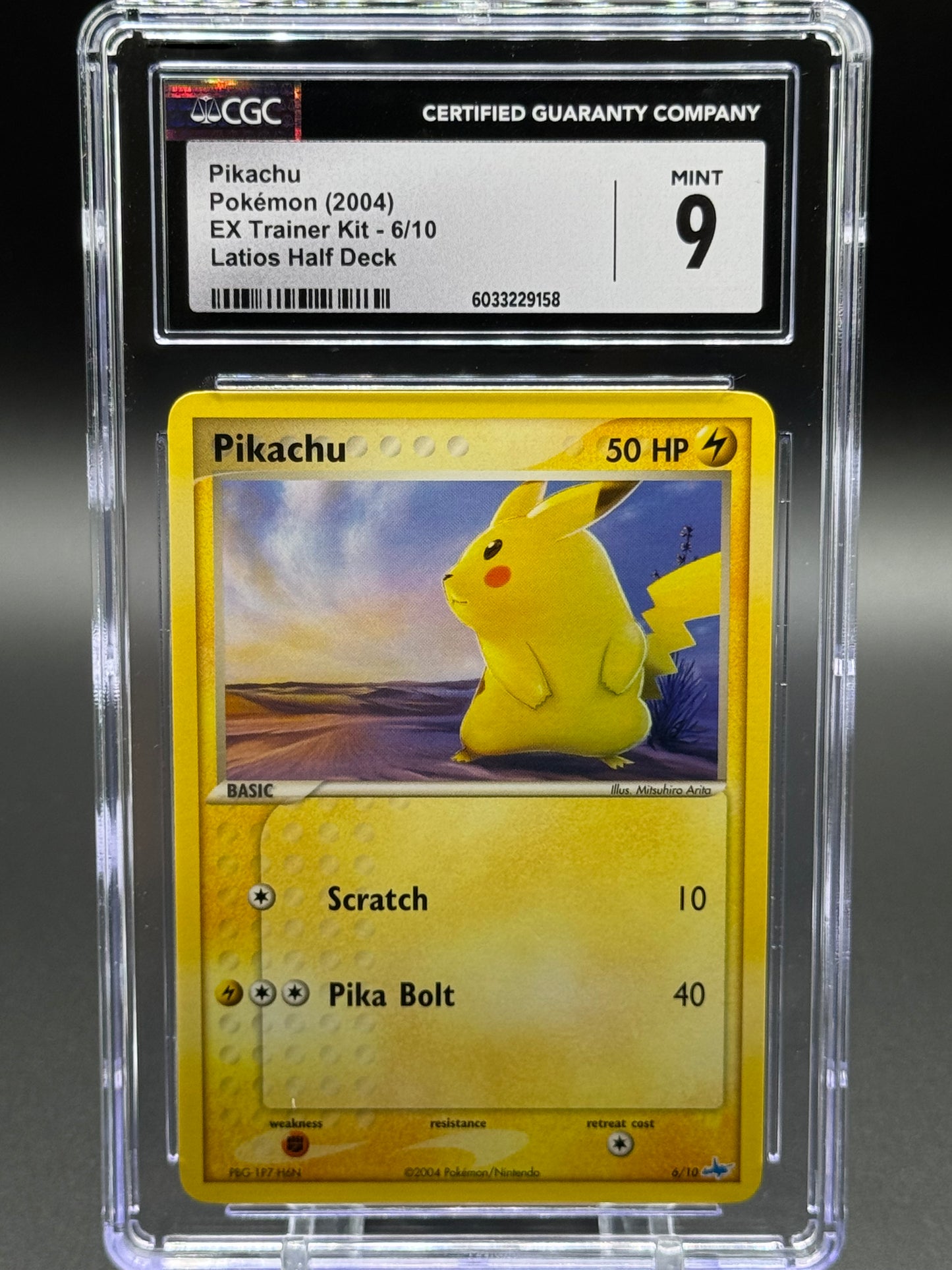 Pokemon TCG Pikachu | EX Trianer Kit Latios Half Deck 6/10 | CGC Graded MINT 9