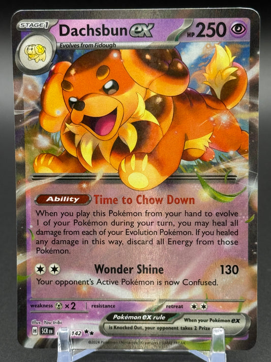 Pokemon TCG Dachsbun ex | Stellar Crown 067/142 | Condition: Near Mint