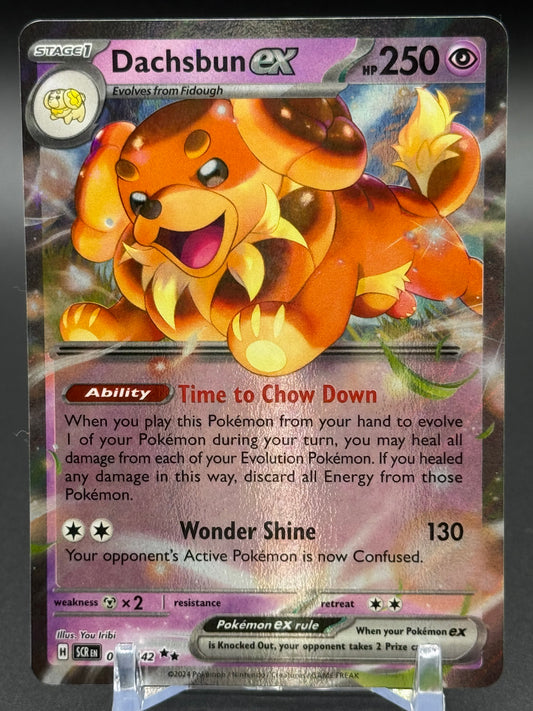 Pokemon TCG Dachsbun ex | Stellar Crown 067/142 | Condition: Near Mint