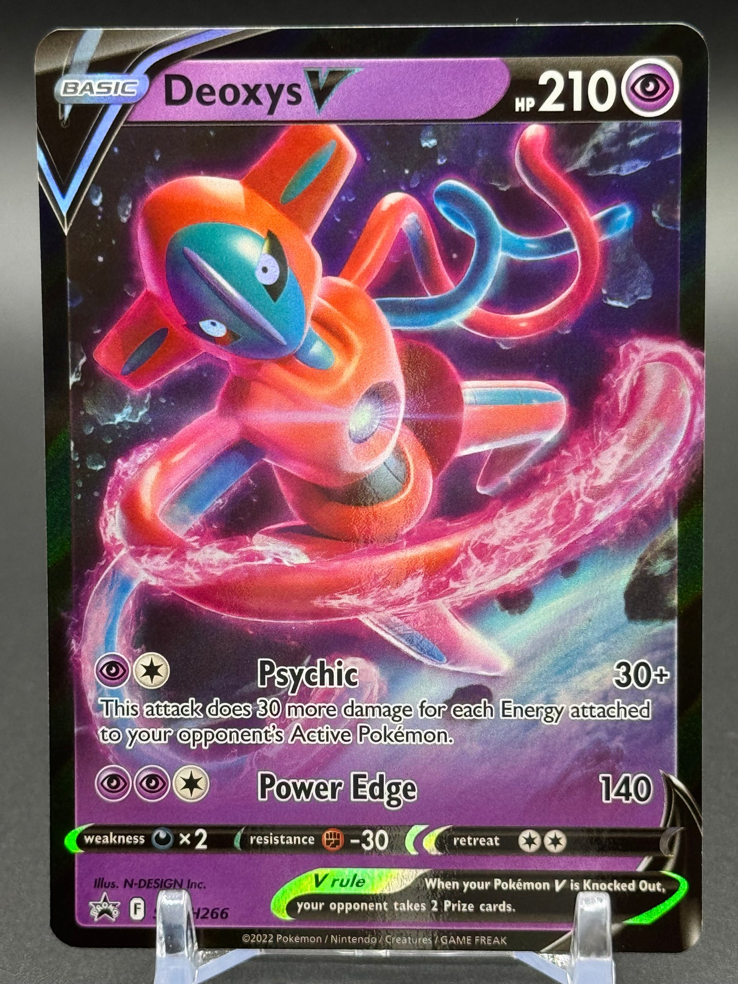 Pokemon TCG Deoxys V | Black Star Promo SWSH266 | Condition: Near Mint