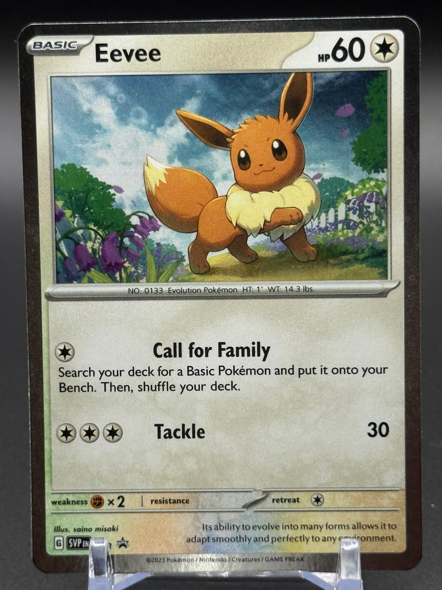 Pokemon TCG Eevee | Black Star Promo SVP043 | Condition: Near Mint