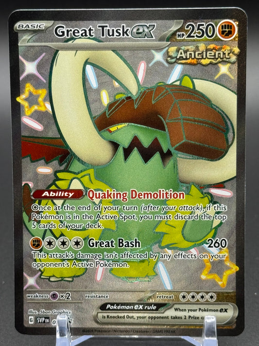 Pokemon TCG Great Tusk ex | Black Star Promo SVP072 | Condition: Near Mint