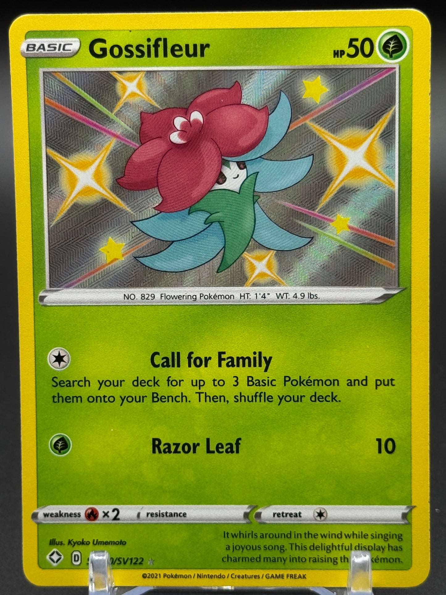 Pokemon TCG Gossifleur | Shining Fates SV010/SV122 | Condition: Near Mint