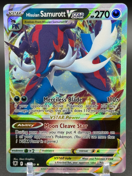 Pokemon TCG Hisuian Samurott VSTAR | Astral Radiance 102/189 | Condition: Near Mint