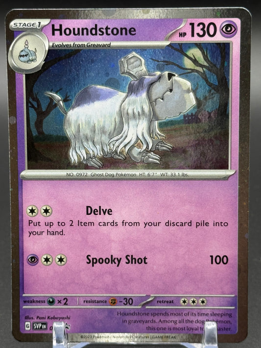 Pokemon TCG Houndstone | Black Star Promo SVP 045 | Condition: Near Mint