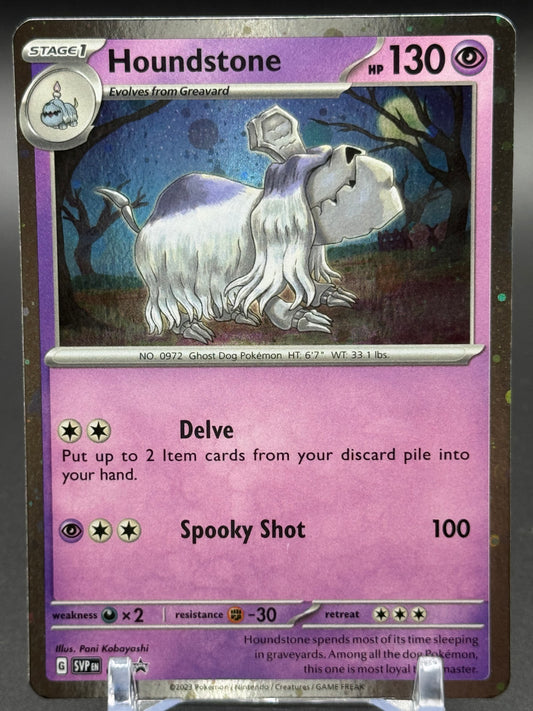 Pokemon TCG Houndstone | Black Star Promo SVP 045 | Condition: Near Mint