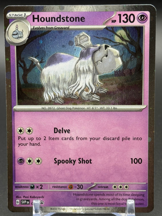 Pokemon TCG Houndstone | Black Star Promo SVP 045 | Condition: Near Mint