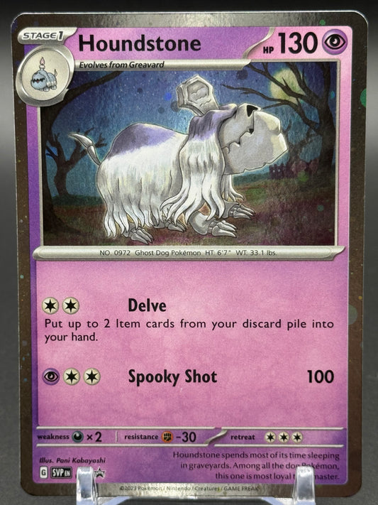 Pokemon TCG Houndstone | Black Star Promo SVP 045 | Condition: Near Mint