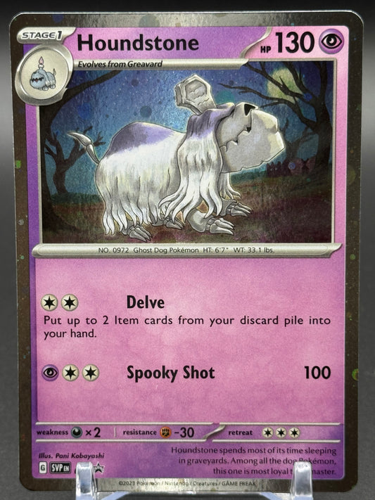Pokemon TCG Houndstone | Black Star Promo SVP 045 | Condition: Near Mint