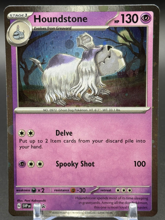 Pokemon TCG Houndstone | Black Star Promo SVP 045 | Condition: Near Mint
