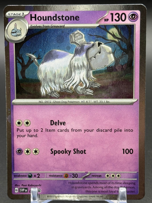 Pokemon TCG Houndstone | Black Star Promo SVP 045 | Condition: Near Mint
