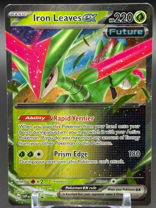 Pokemon TCG Iron Leaves ex | Black Star Promo SVP 128 | Condition: Near Mint