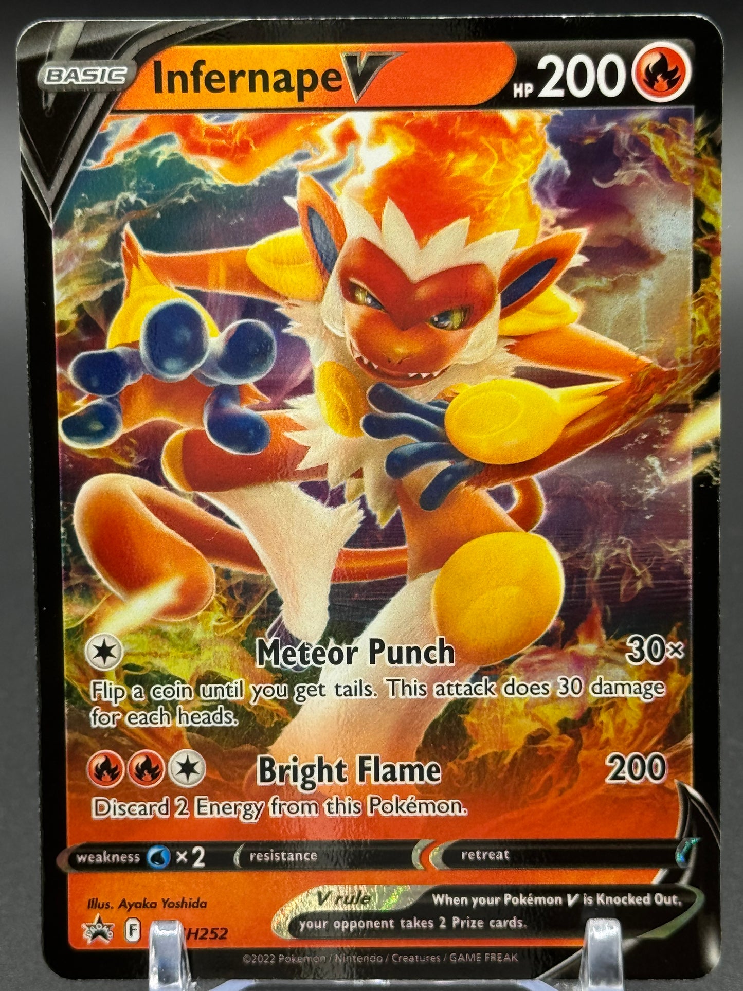 Pokemon TCG Infernape V | Black Star Promo SWSH252 | Condition: Near Mint