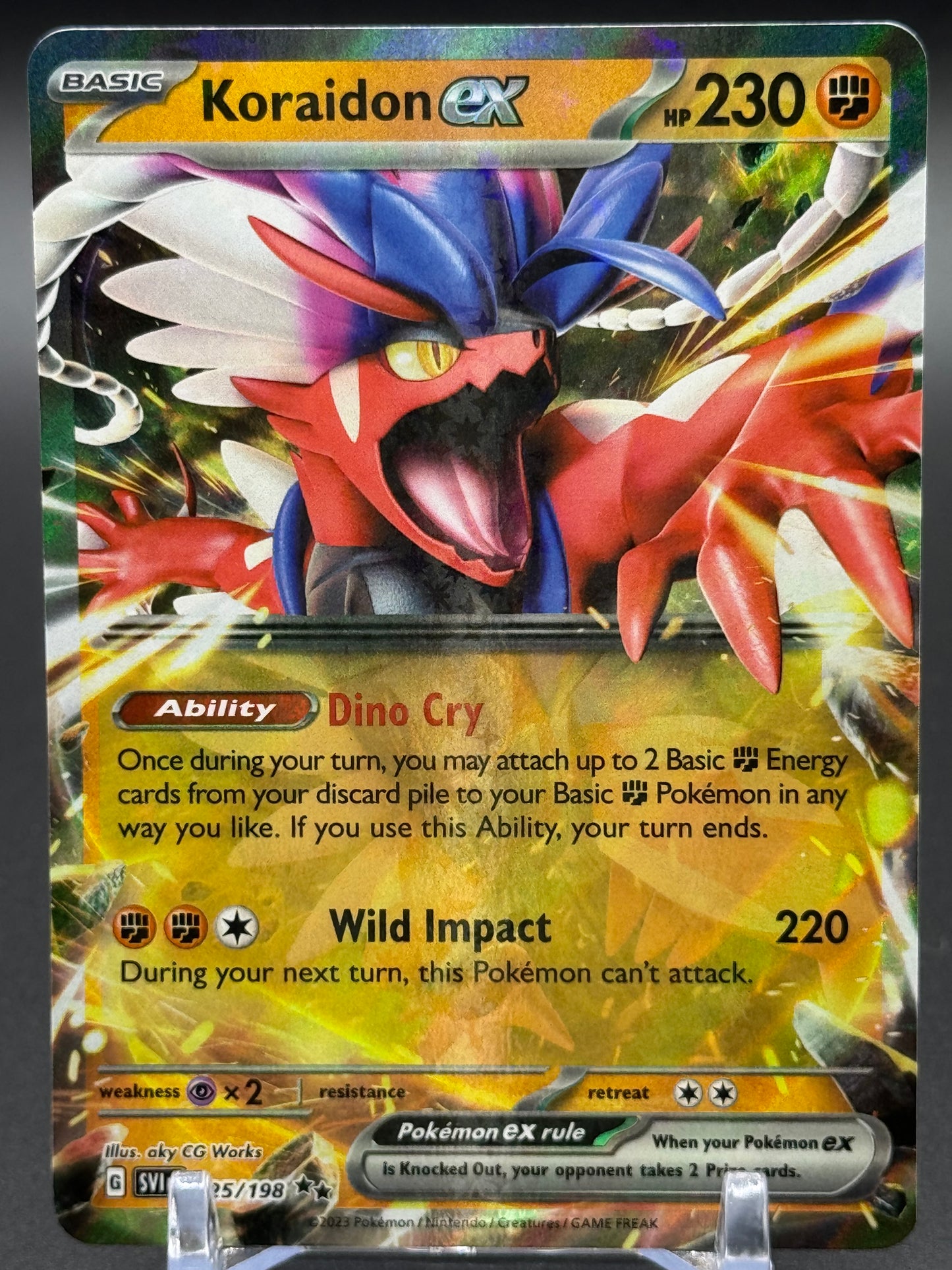 Pokemon TCG Koraidon ex | Scarlet & Violet Base Set 125/198 | Condition: Near Mint