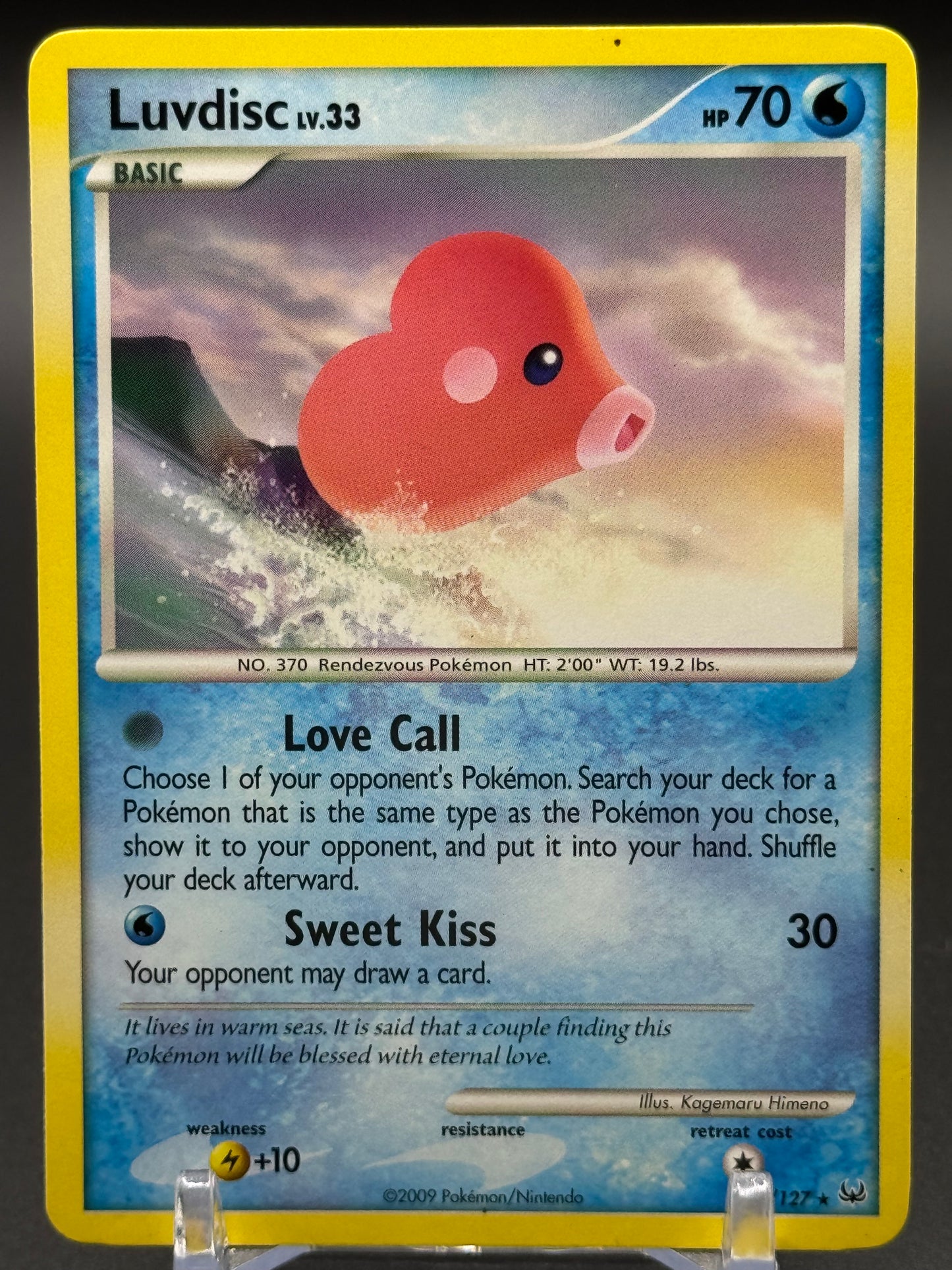 Pokemon TCG Luvdisc | Platinum 35/127 | Condition: Moderate Play
