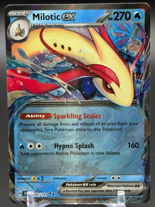 Pokemon TCG Milotic ex | Surging Sparks 042/191 | Condition: Near Mint
