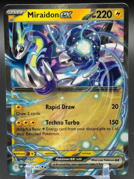 Pokemon TCG Miraidon ex | Obsidian Flames 079/197 | Condition: Near Mint
