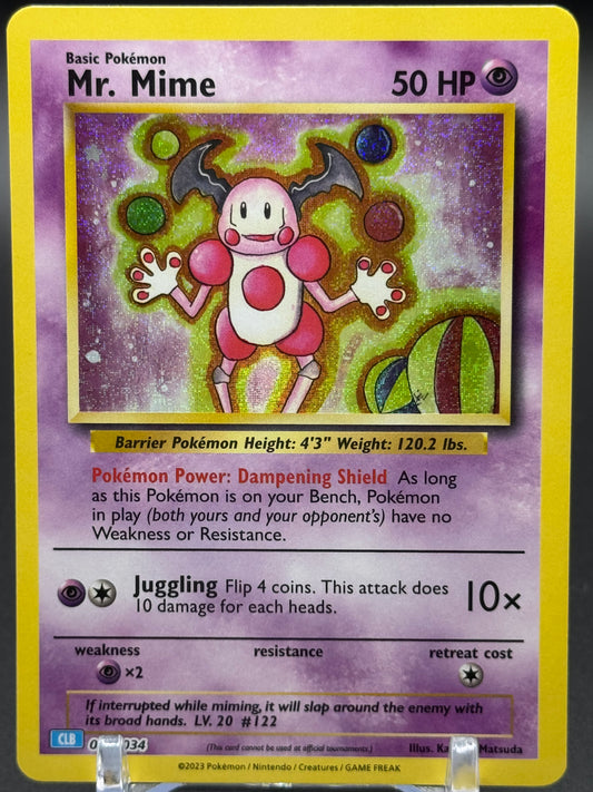 Pokemon TCG Mr. Mime | TCG Classic Blastoise Deck 013/034 | Condition: Near Mint