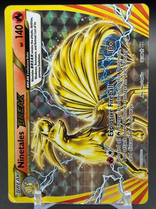 Pokemon TCG Ninetales BREAK | XY: Evolutions 16/108 | Condition: Moderate Play