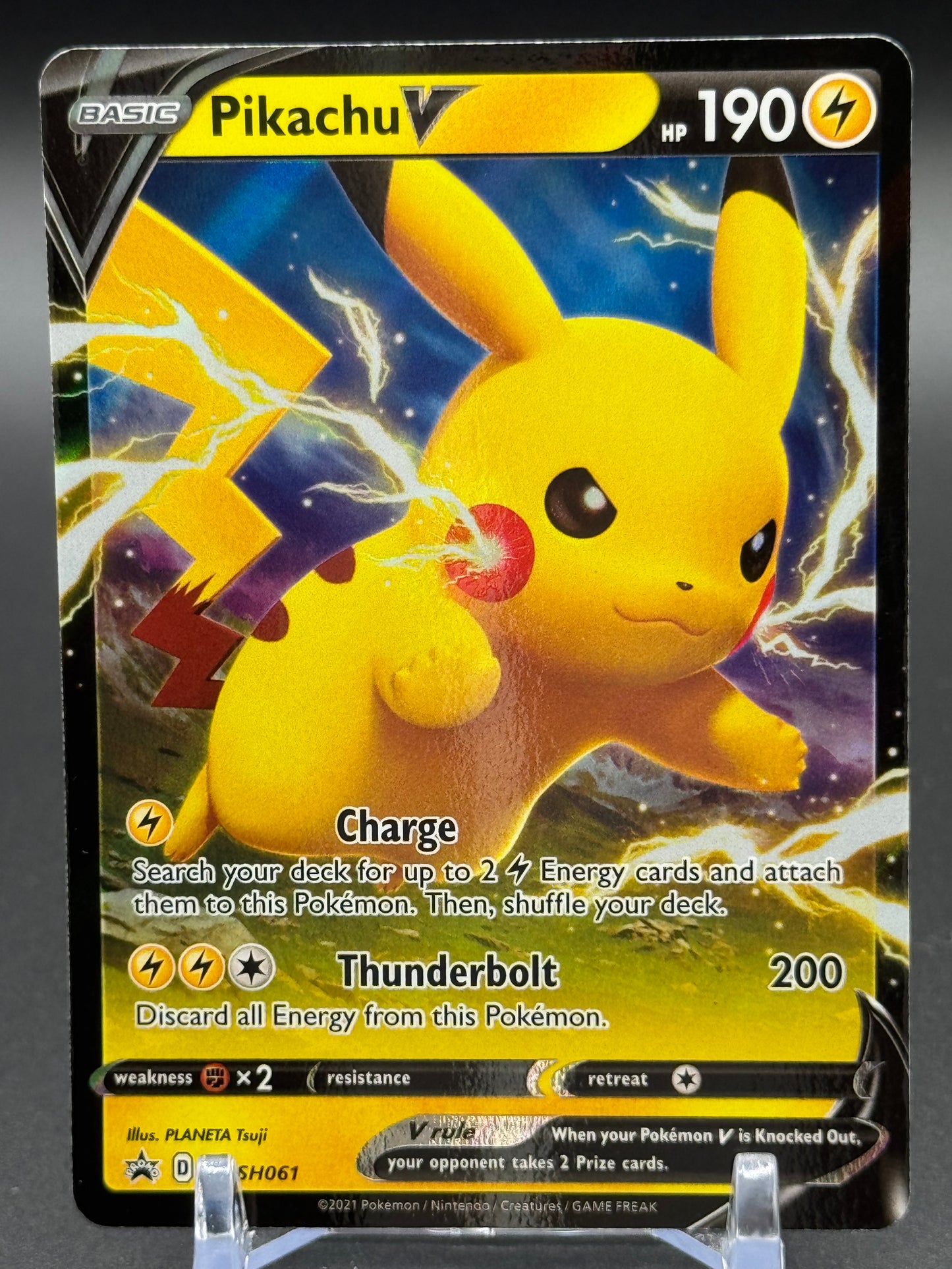 Pokemon TCG Pikachu V | Black Star Promo SWSH061 | Condition: Near Mint
