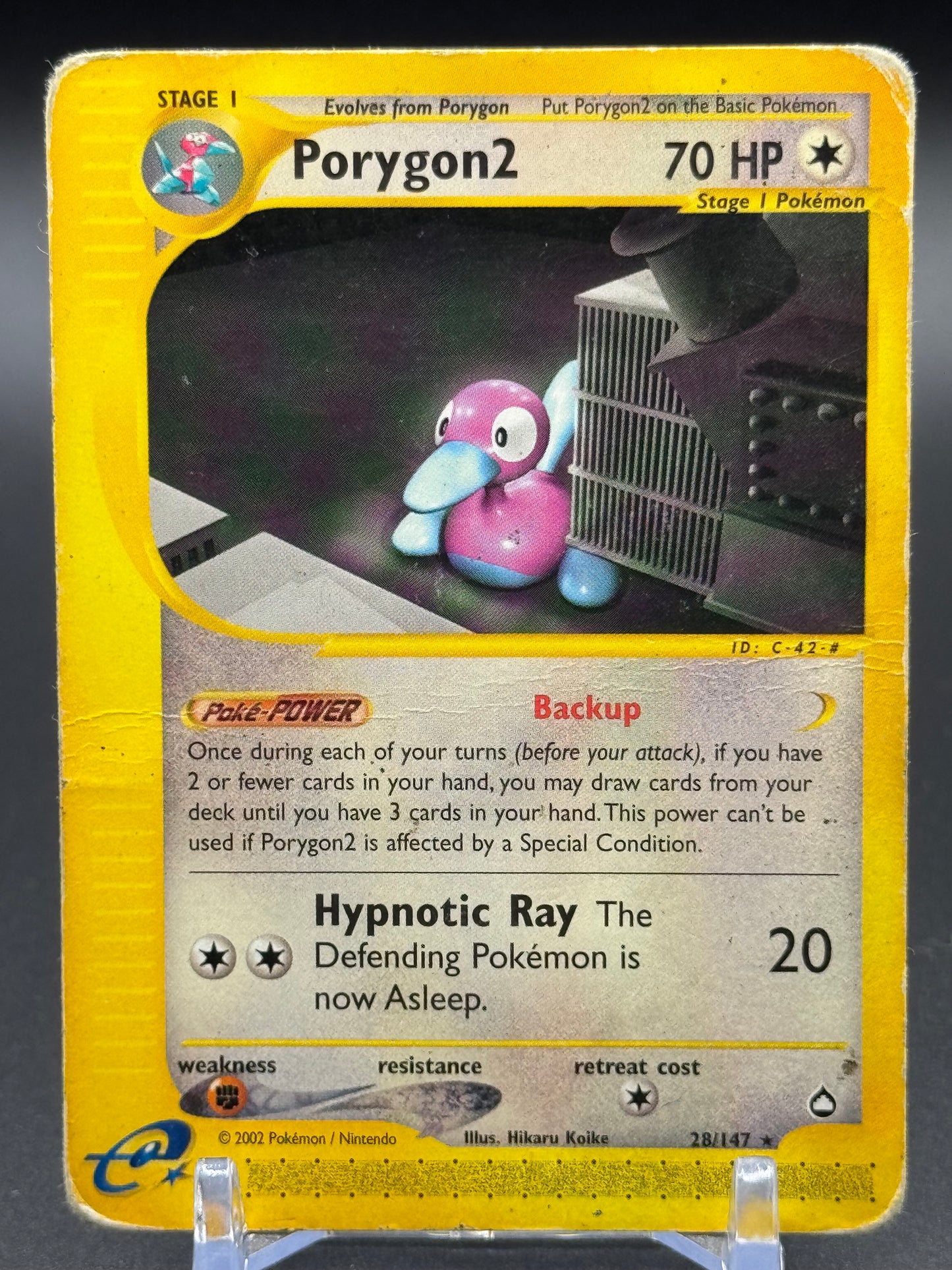Pokemon TCG Porygon2 | Aquapolis 028/147 | Condition: Damaged