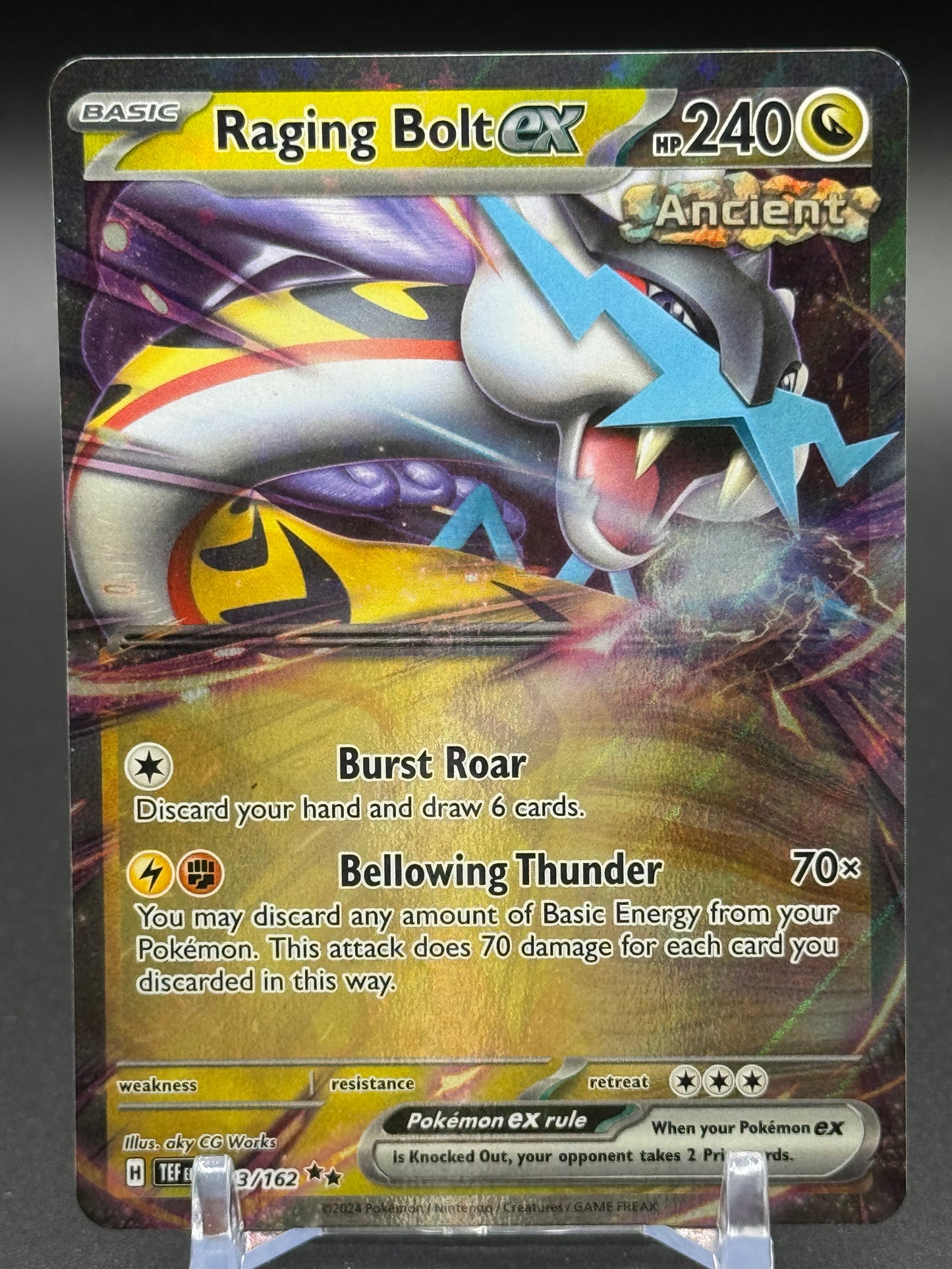 Pokemon TCG Raging Bolt ex | Temporal Forces 123/162 | Condition: Near Mint
