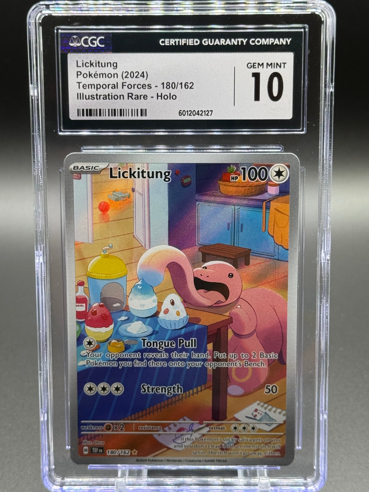Pokemon TCG Lickitung | Temporal Forces 180/162 | CGC Graded GEM MINT 10