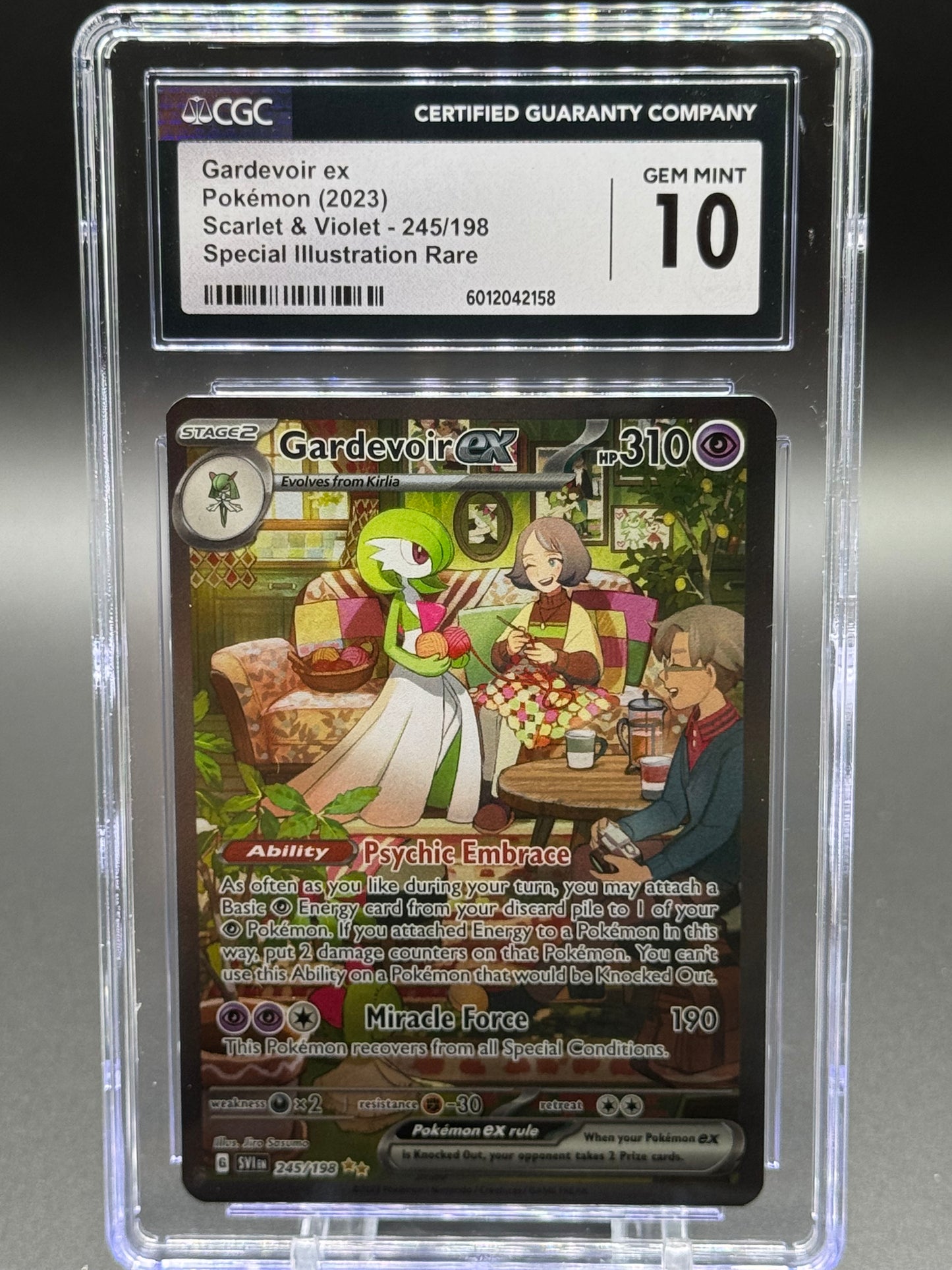 Pokemon TCG Gardevoir ex | Scarlet & Violet Base Set 245/198 | CGC Graded GEM MINT 10