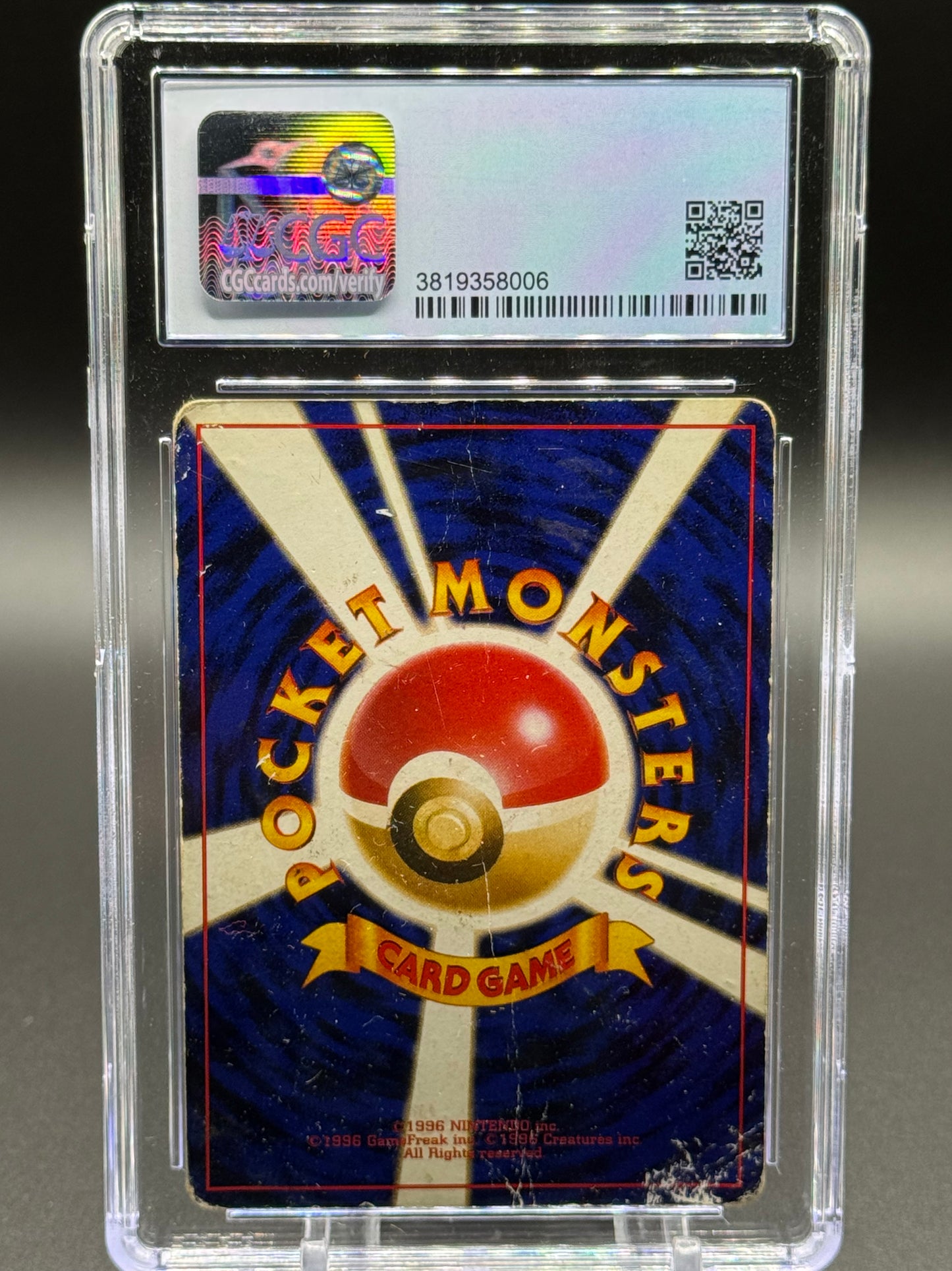 Japanese Pokemon TCG Charizard | Base Set 1996 | CGC Graded FAIR 1.5