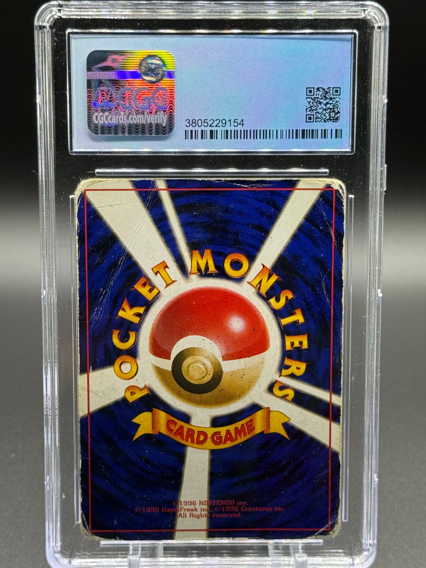Japanese Pokemon TCG Charizard | Base Set 1996 | CGC Graded FAIR 1.5