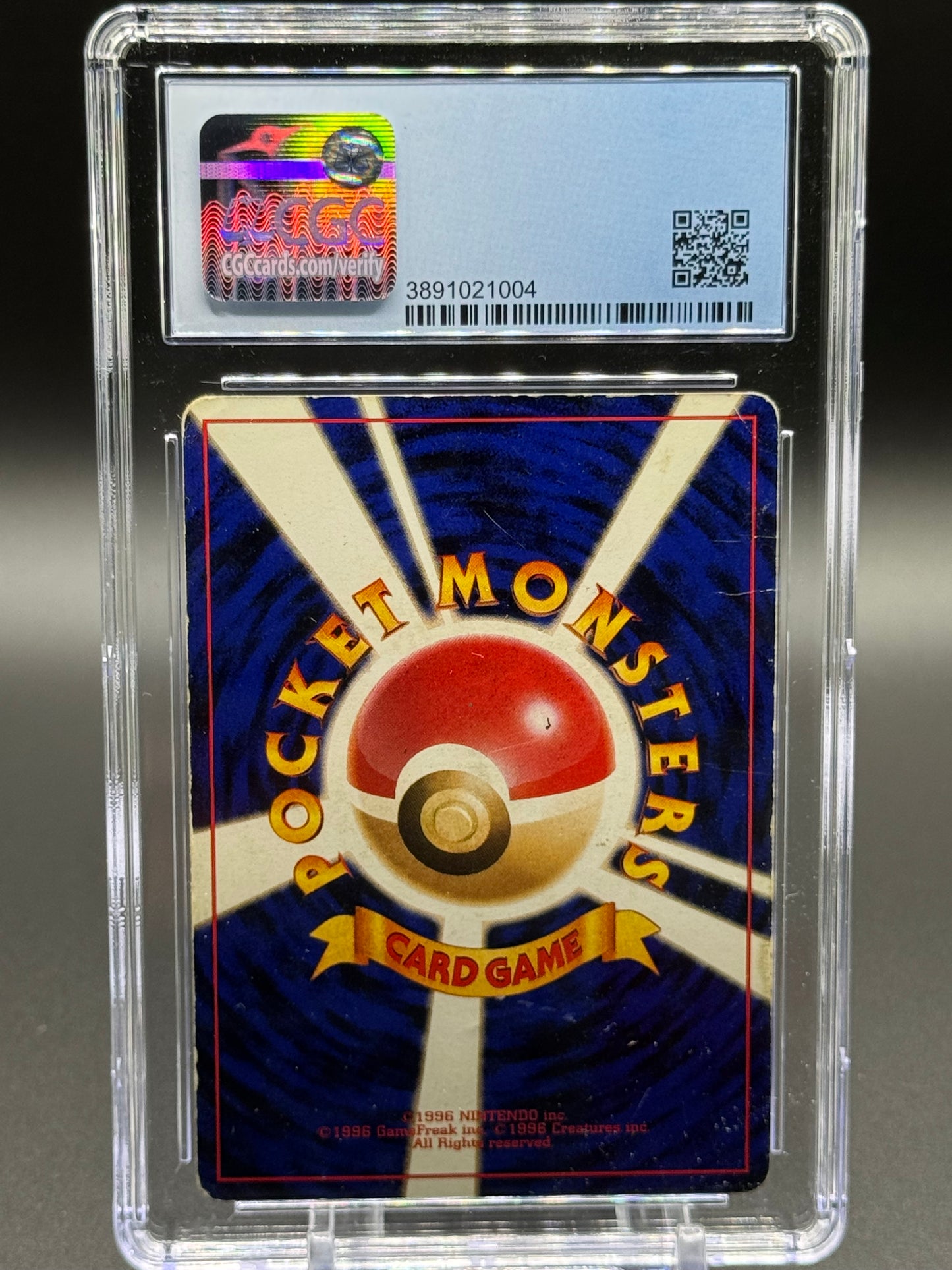 Japanese Pokemon TCG Charizard | Base Set 1996 | CGC Graded VG/EX+ 4.5
