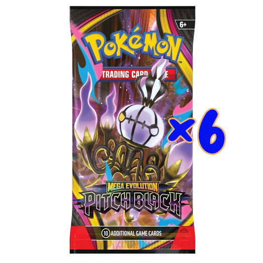 Pitch Black Loose Booster Pack - 6 Pack Bundle