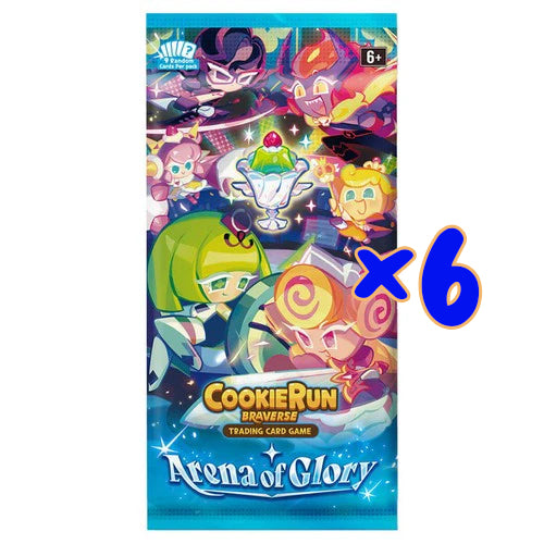 CookieRun TCG: Set 3: Arena of Glory Loose Booster Pack - 6 Pack Bundle