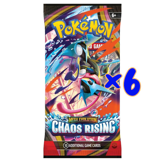 Chaos Rising Loose Booster Pack - 6 Pack Bundle