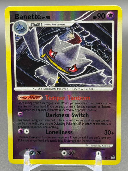 Pokemon TCG Banette | Platinum 19/127 Reverse Holo | Condition: Light Play