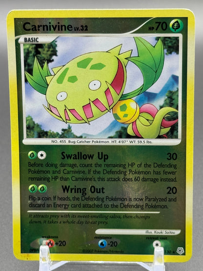 Pokemon TCG Carnivine | Diamond and Pearl 21/130 Reverse Holo | Condition: Moderate Play