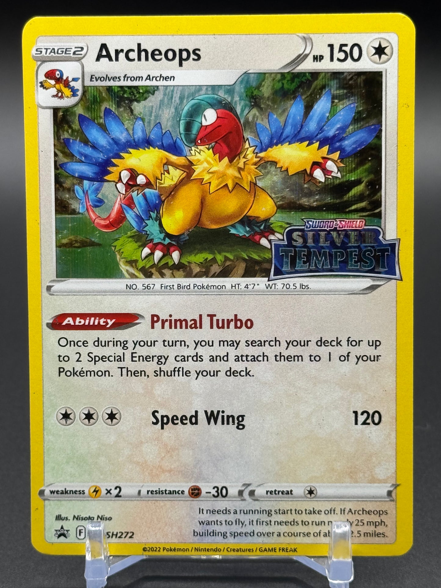 Pokemon TCG Archeops | Black Star Promo SWSH272 | Condition: Light Play