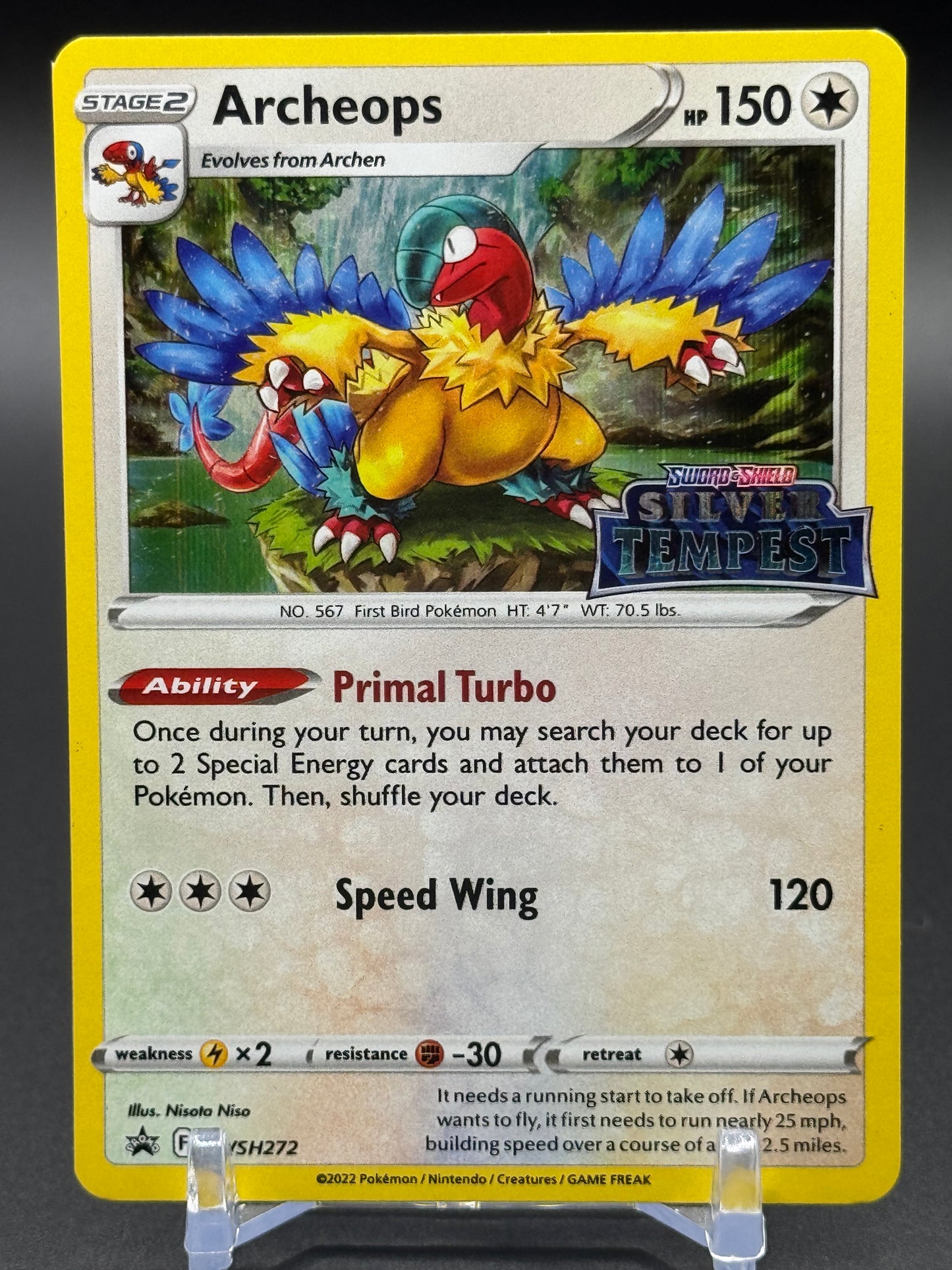 Pokemon TCG Archeops | Black Star Promo SWSH272 | Condition: Light Play