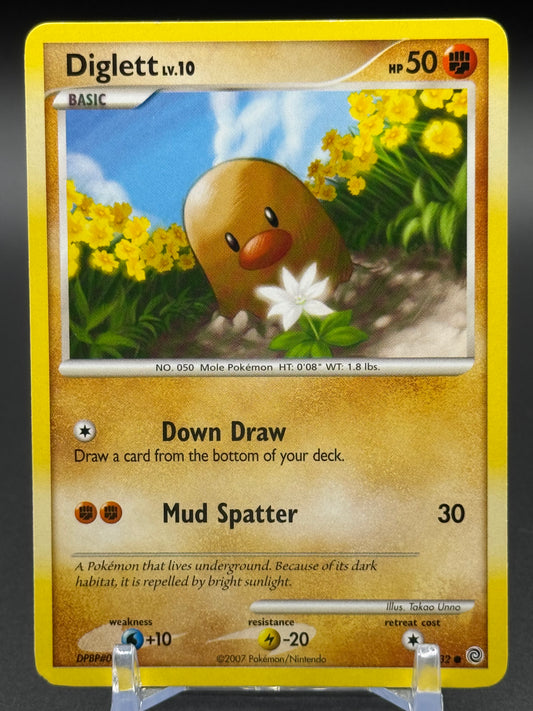 Pokemon TCG Diglett | Secret Wonders 85/132 | Condition: Light Play