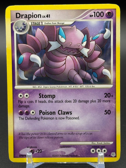 Pokemon TCG Drapion | Diamond & Pearl 23/130 | Condition: Moderate Play