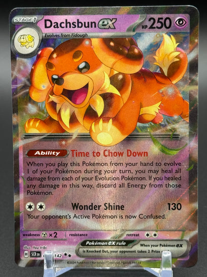 Pokemon TCG Dachsbun ex | Stellar Crown 067/142 | Condition: Near Mint