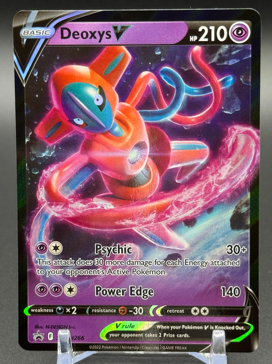 Pokemon TCG Deoxys V | Black Star Promo SWSH266 | Condition: Near Mint