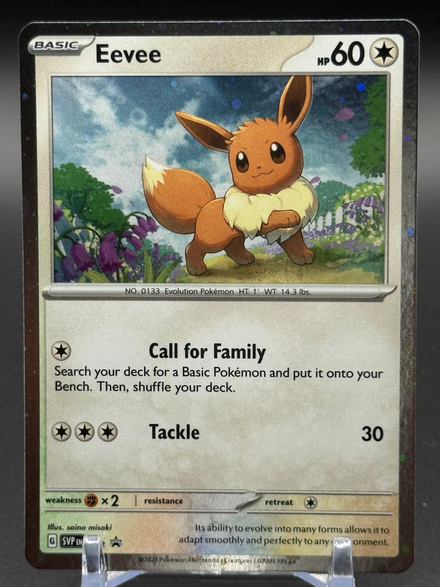 Pokemon TCG Eevee | Black Star Promo SVP043 | Condition: Near Mint