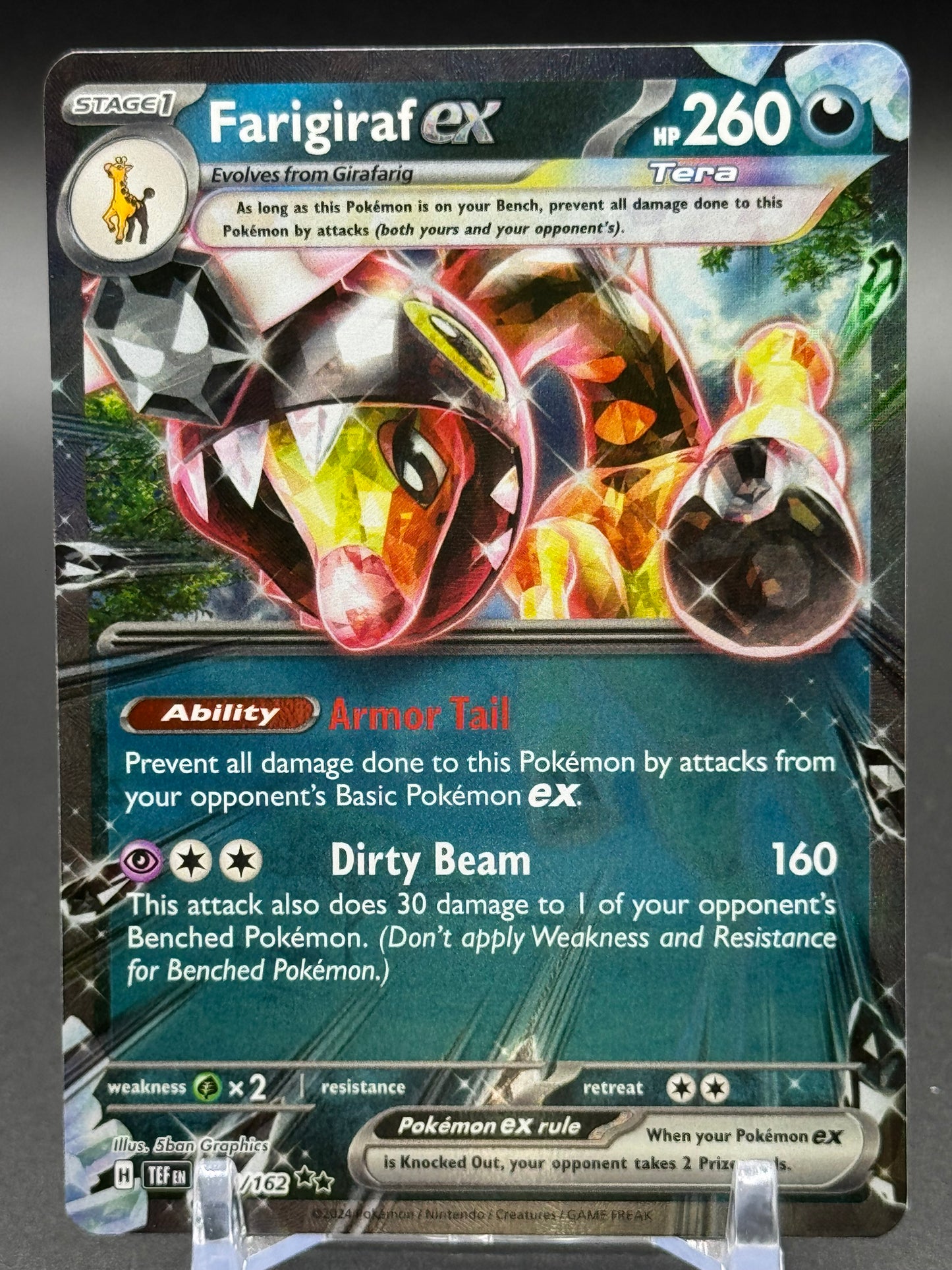 Pokemon TCG Farigiraf ex | Temporal Forces 108/162 | Condition: Near Mint