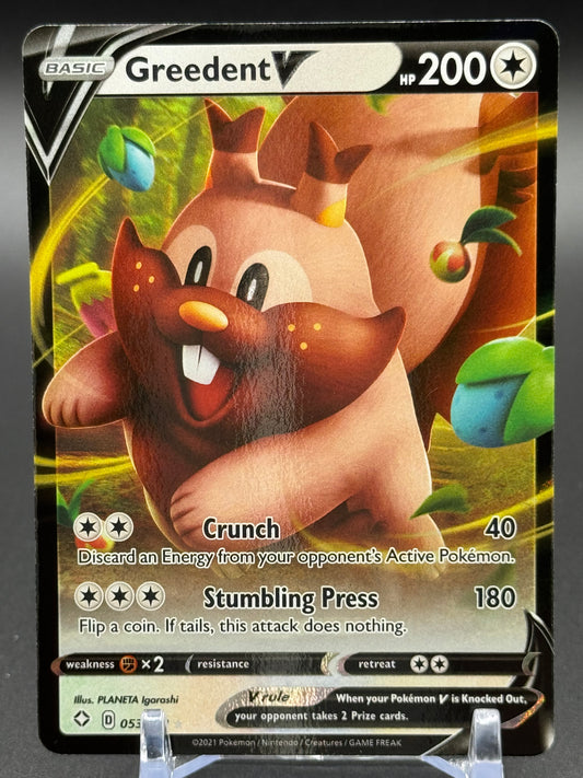 Pokemon TCG Greedent V | Shining Fates 053/072 | Condition: Near Mint